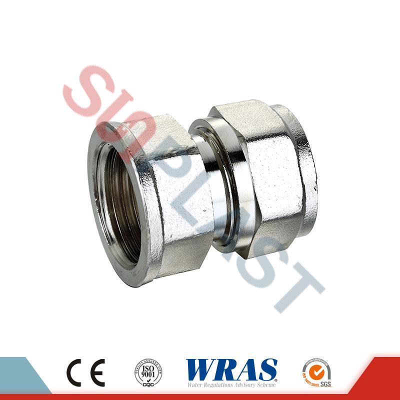 Brass Compression Female Coupling For PEX-AL-PEX Multilayer Pipe