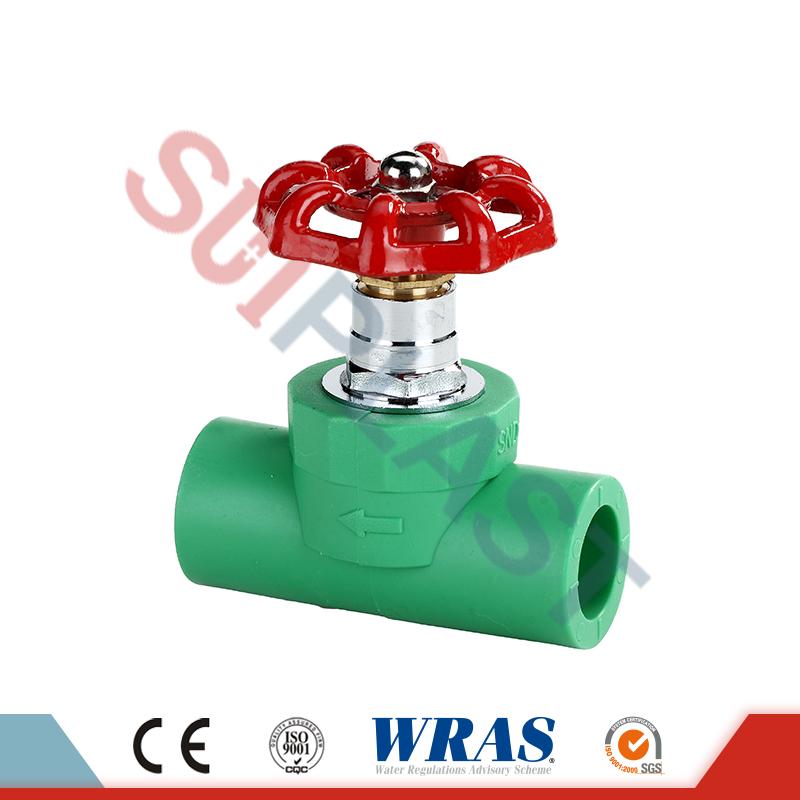 Grey PPR Stop Valve